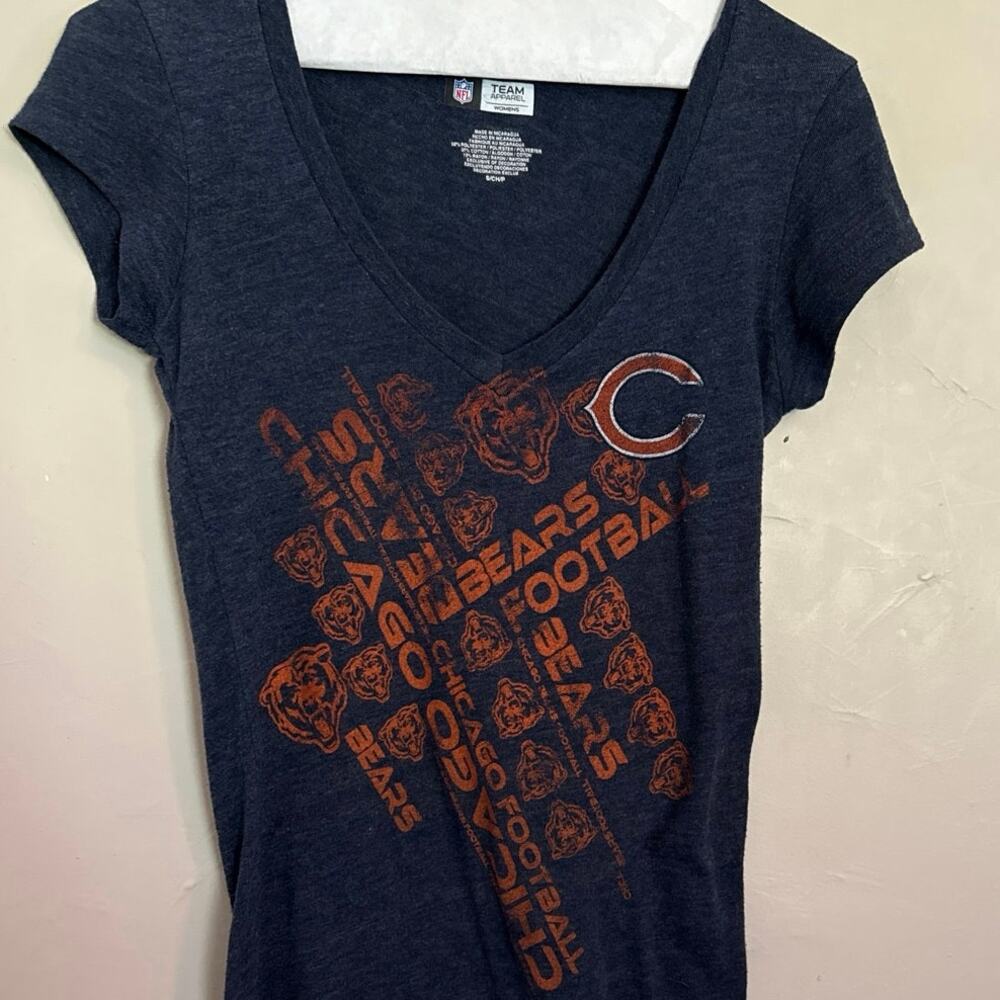 Chicago Bears T-Shirt NFL Women's Cut, Small